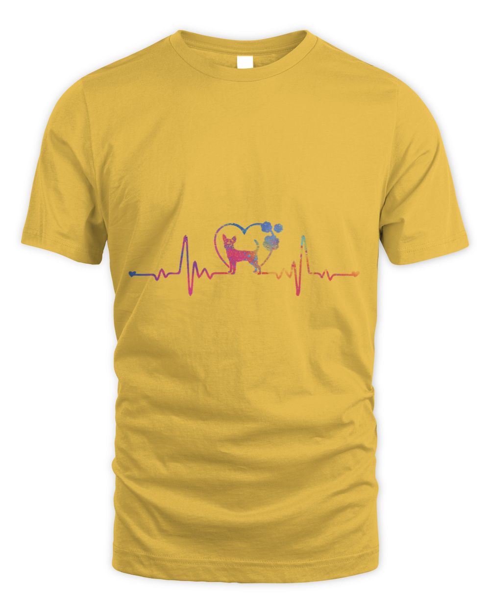 chihuahua heartbeat dog gift