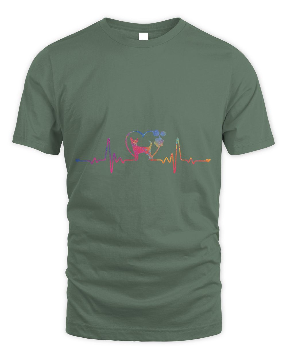chihuahua heartbeat dog gift