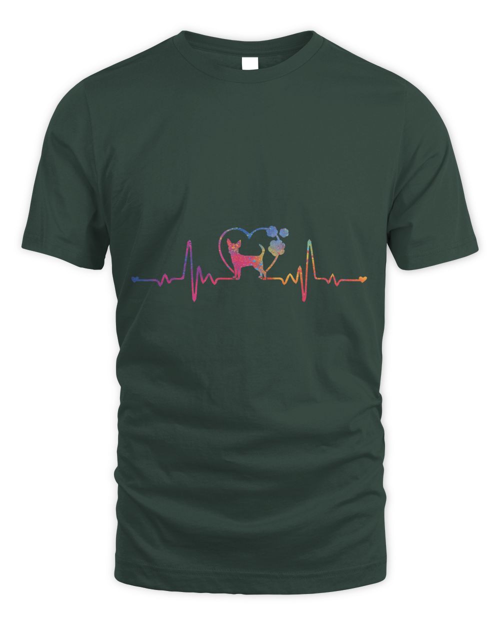 chihuahua heartbeat dog gift