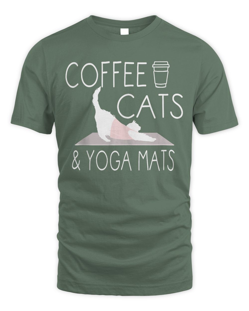 coffee, cats & yoga mats - funny gifts  yoga instructor