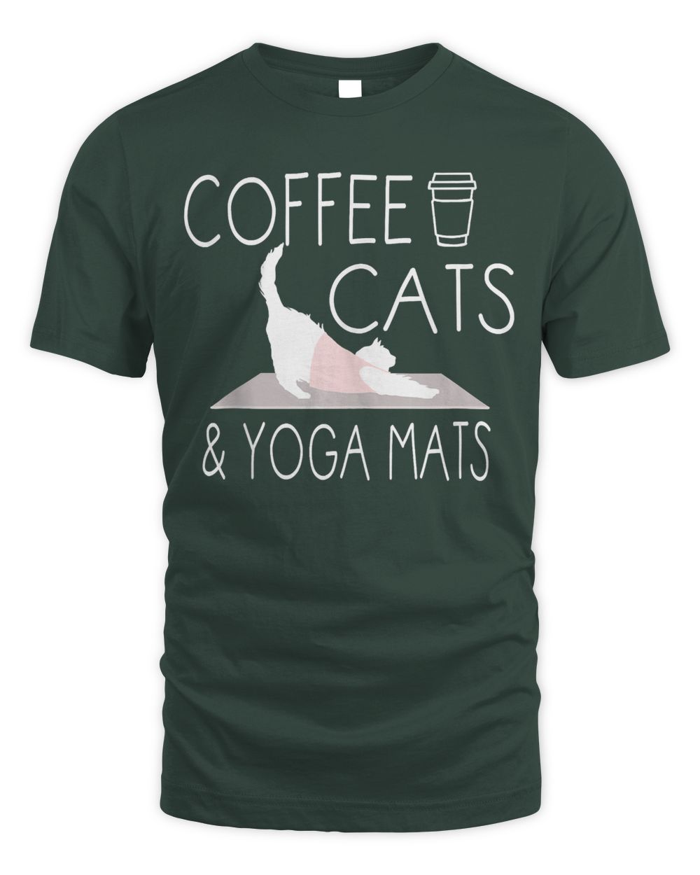 coffee, cats & yoga mats - funny gifts  yoga instructor
