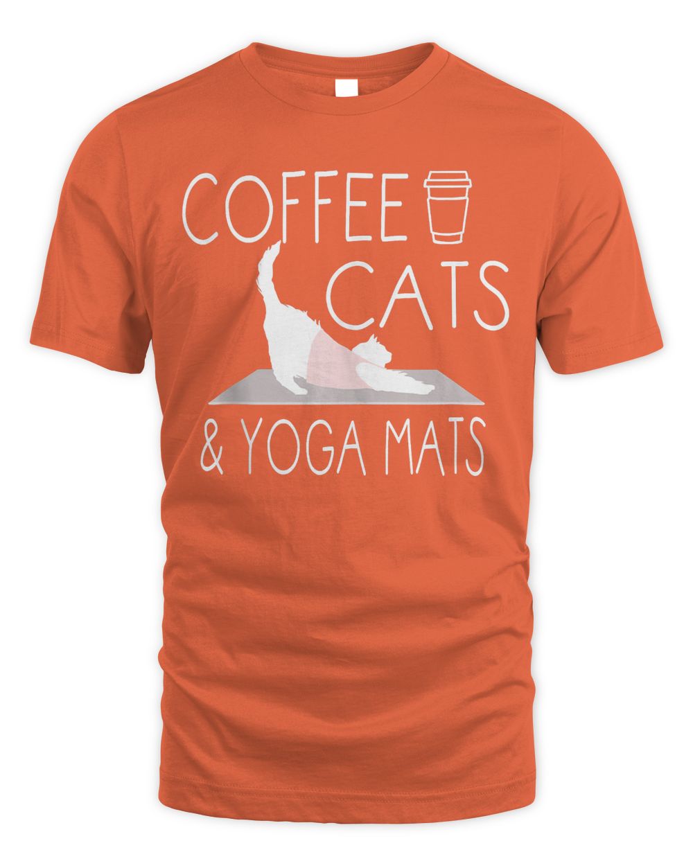 coffee, cats & yoga mats - funny gifts  yoga instructor