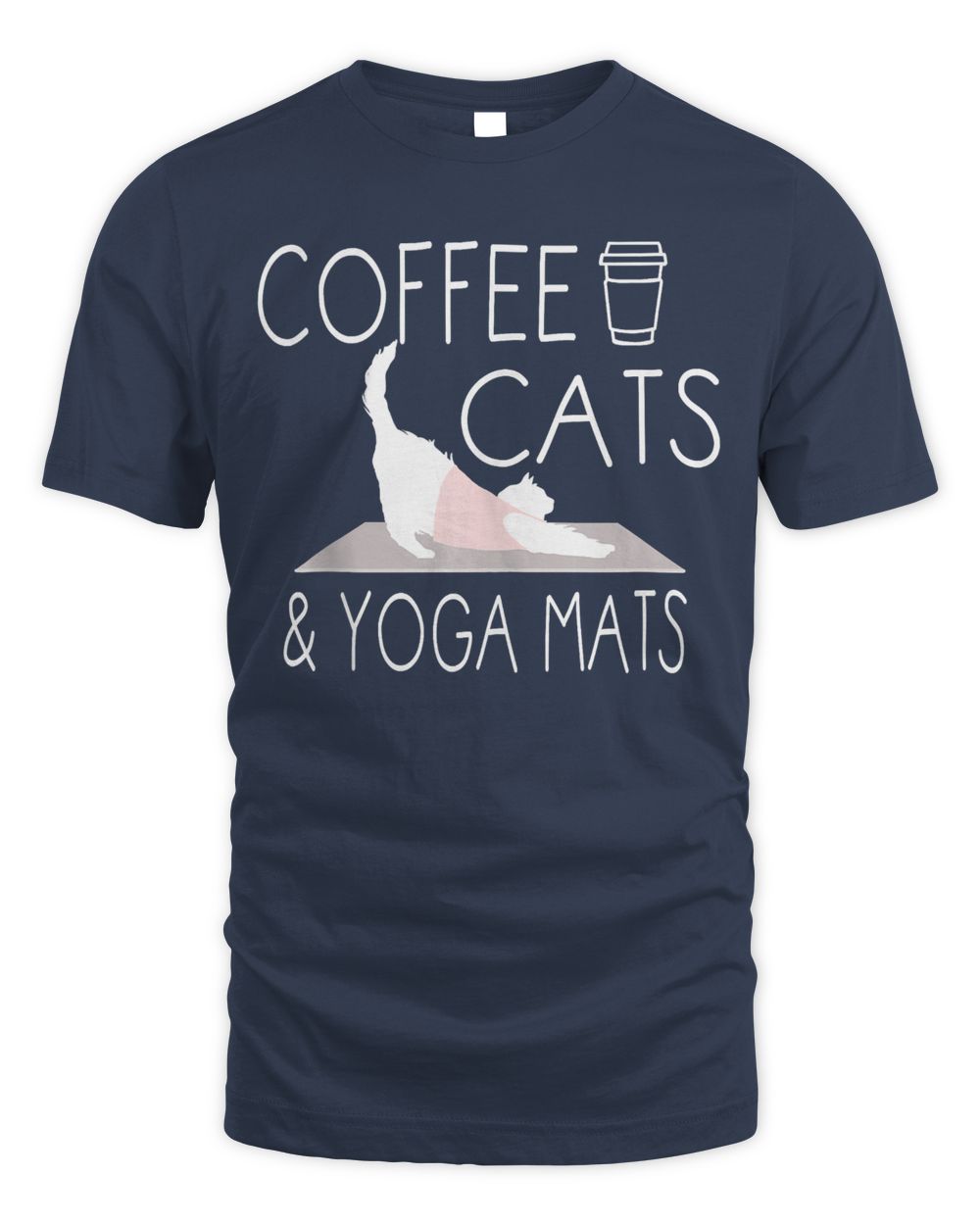 coffee, cats & yoga mats - funny gifts  yoga instructor