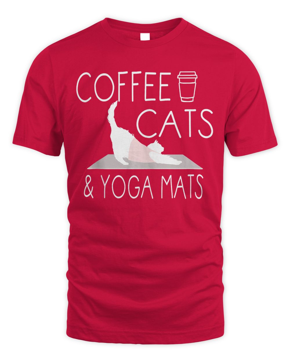 coffee, cats & yoga mats - funny gifts  yoga instructor