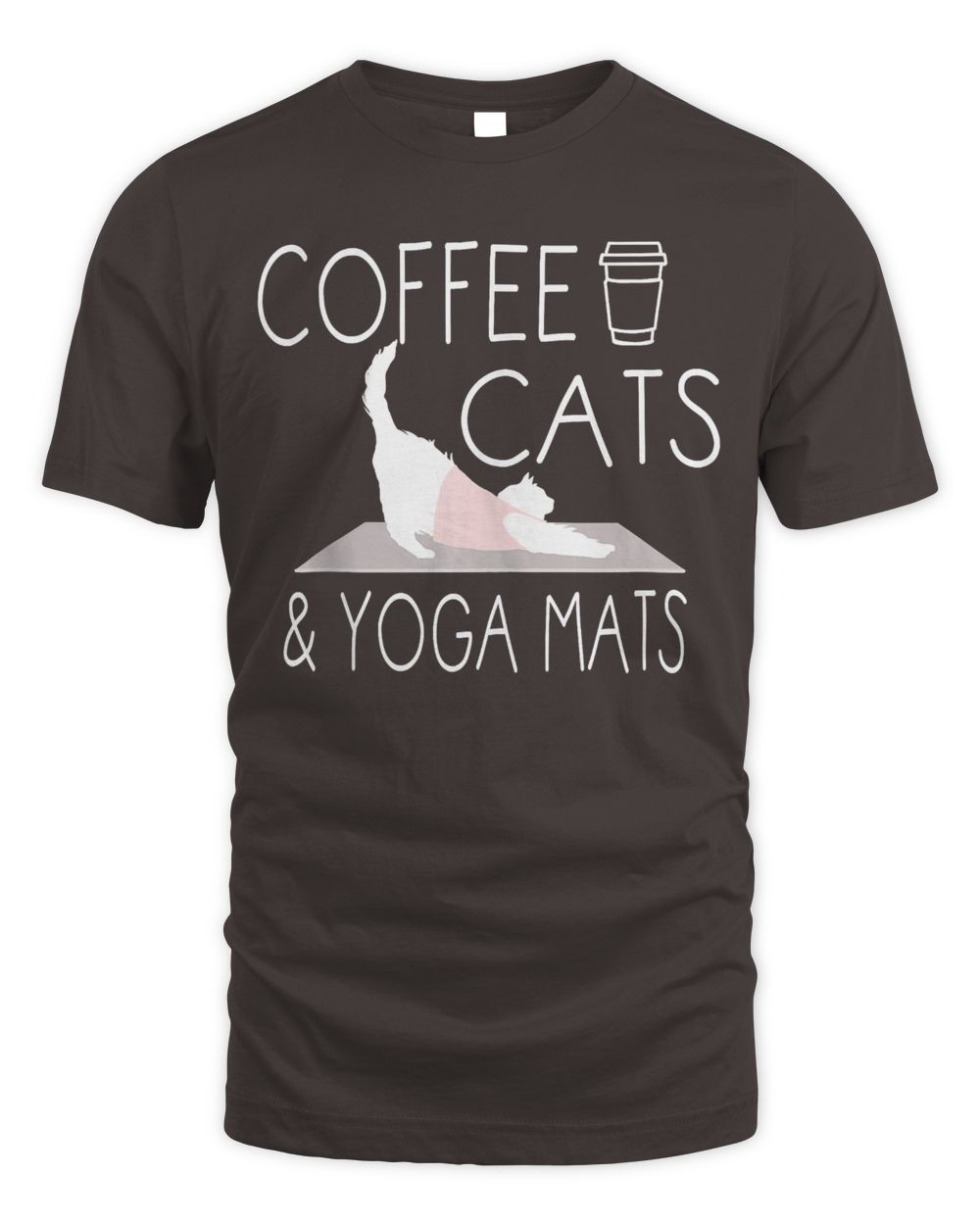 coffee, cats & yoga mats - funny gifts  yoga instructor