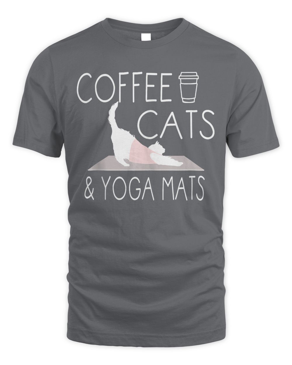 coffee, cats & yoga mats - funny gifts  yoga instructor