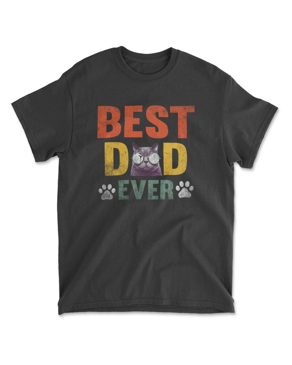 Best Cat Dad Fathers Day Men Kitty Daddy Papa