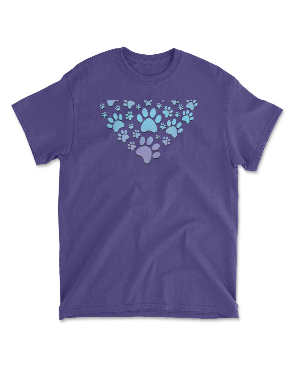 Paw Print Heartbeat  Love Dogs
