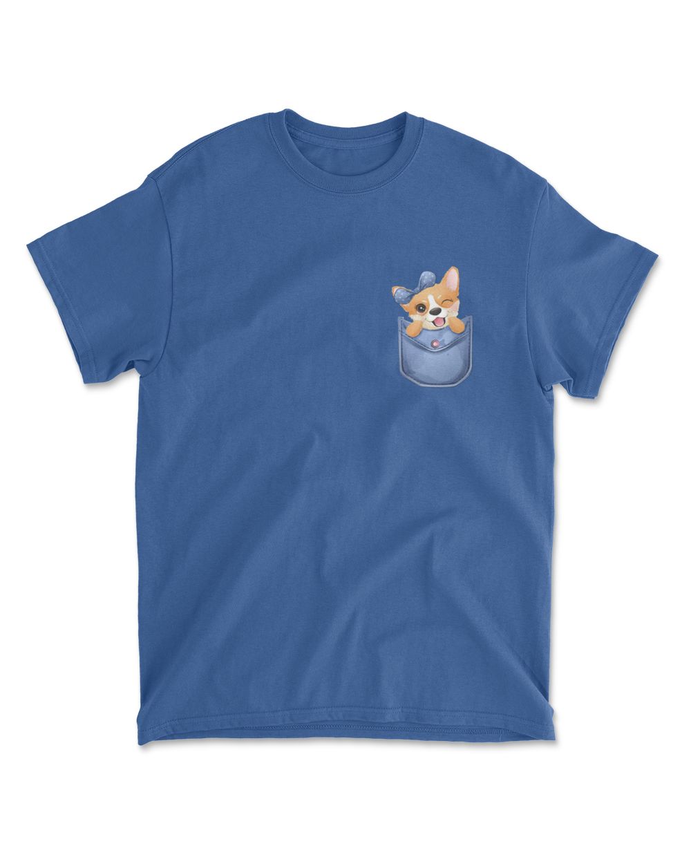 corgi in pocket