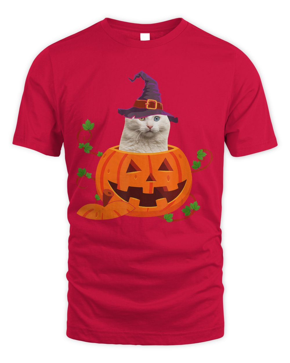 Cat Lover Gifts Funny Turkish Angora Pumpkin Halloween T-Shirt