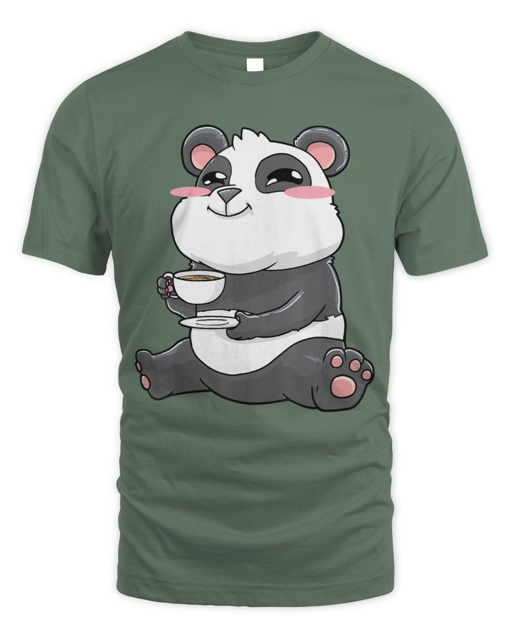 panda coffee anime kawaii cute gift