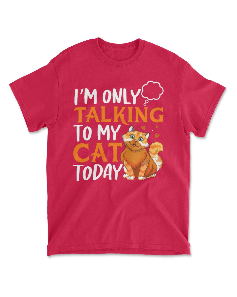I'm only talking to my cat today