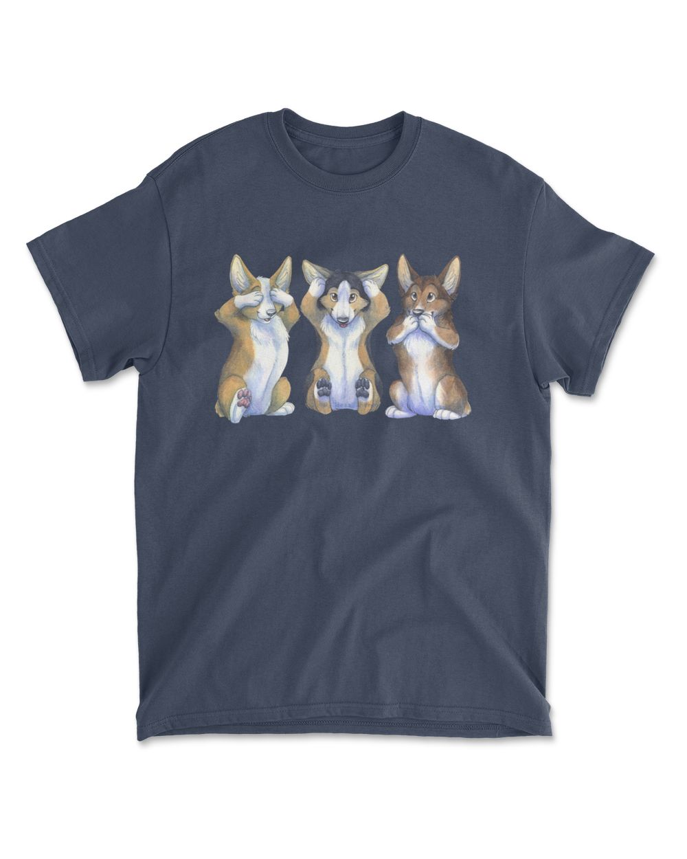 not found unheard does not say with corgi dog