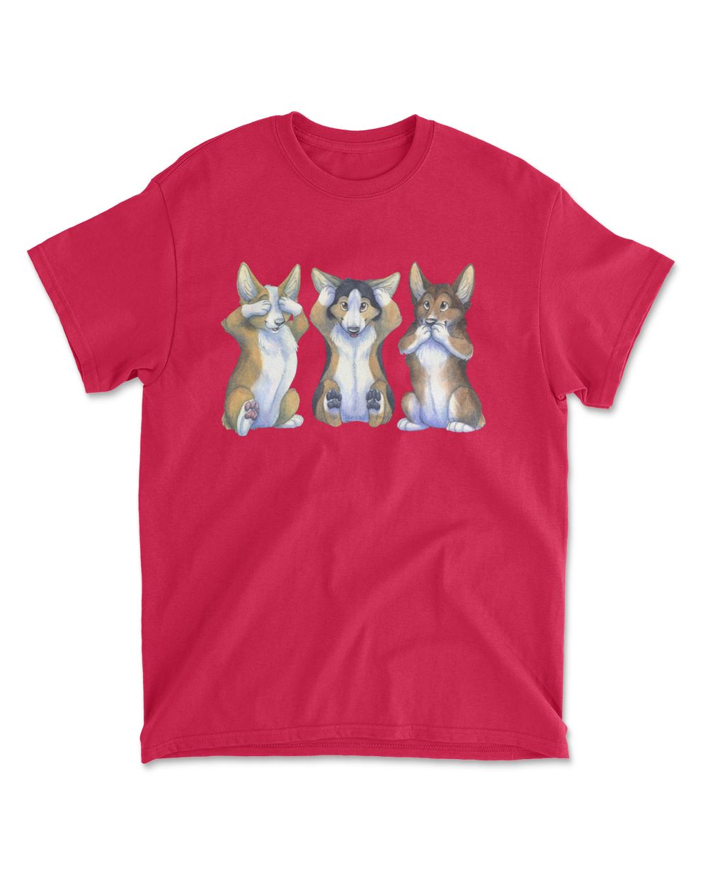 not found unheard does not say with corgi dog