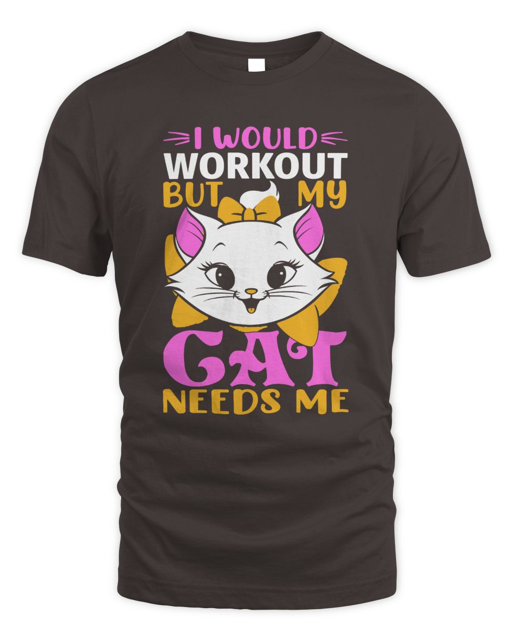 I would workout but my cat needs me