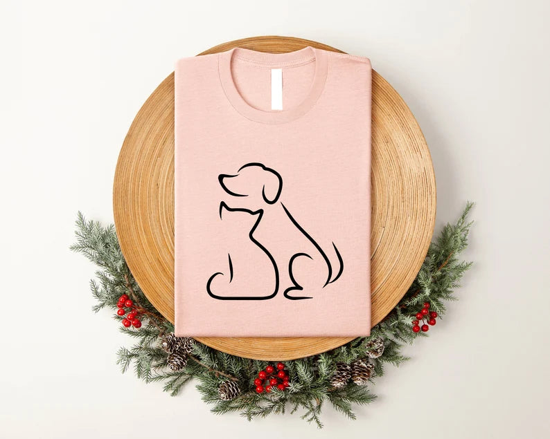 Cat And Dog Owner Shirt, Dog and Cat Bestfriends Shirt, Pet Lover Shirt, Gift For Cat Lover, Dog Lover Shirt, Pet Lover Gift, Dog Lover Gift